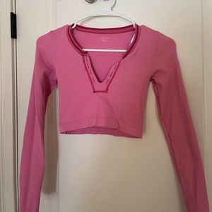 Go for gold urban outfitters pink long sleeve